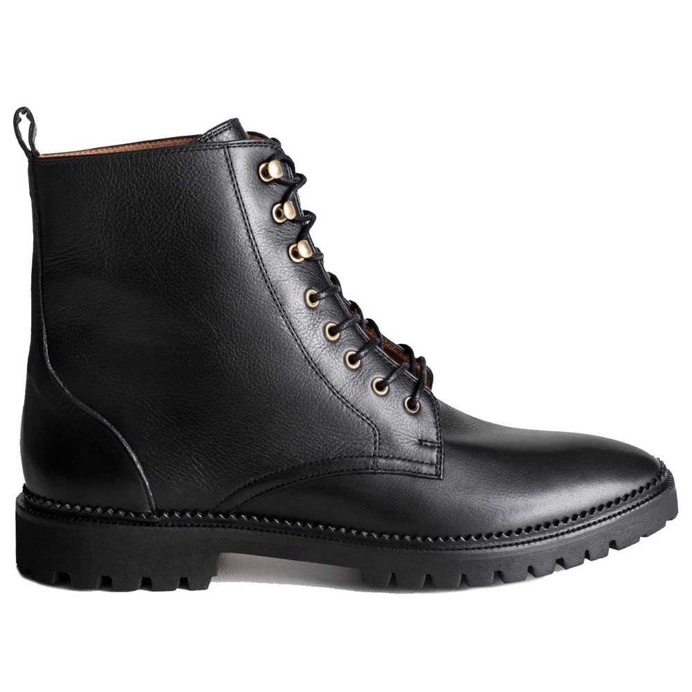 & Other Stories | Lace-Up Leather Boots View 3